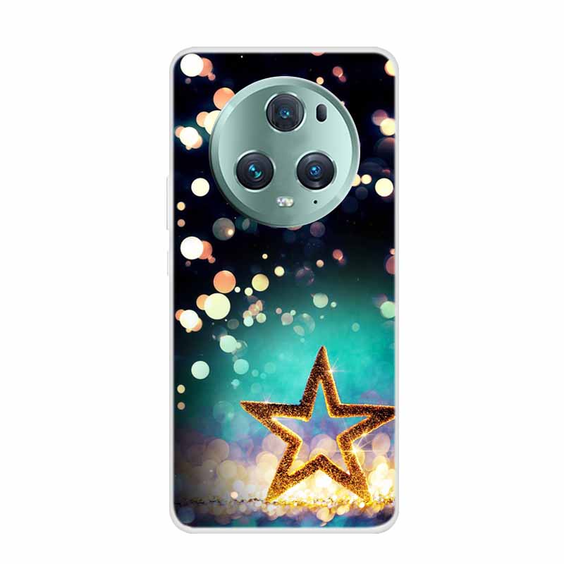For Honor Magic 5 Pro 5G Case Wolf Lion Soft Silicone TPU Clear Covers for Honor Magic5 Lite Phone Cases Magic5 Lite 5G Fundas