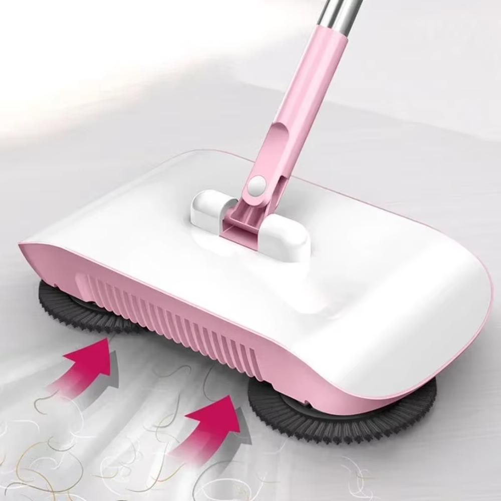 Combination of Broom and Mop Hand Push Type Scoop Household Broom and Dustpan Set Floor Magic Broom Home Cleaning Tools Sweeper