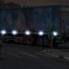 X-STYLE White Car LED Side Marker Lights, 3 Rows Custom LED Decorative Parts,