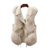 Fur Vest Short Jacket Autumn and Winter New Splicing Imitation Fox Fur Vest Fashionable Light
