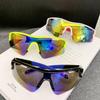 Non-polarized Fashion Outdoor Sports Large Frame Glasses, Men Decorative Glasses, Erfect Gift for Birthday, Holiday, Party, Christmas