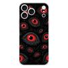 Soft Phone Case For iPhone 17 Air 16E 16 11 15 14 Pro MAX 12 13 7 8 Plus SE Easter Cover Protection Scary Devil Eye Pattern
