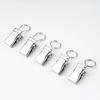 100Pcs Stainless Steel Window Curtain Clips Opening/Closed Mouth Drapes Clamp  for Tapestry