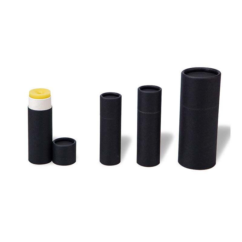 5ks/šarže kraftový papír Push Up tubičky Biologicky odbouratelný karton Kosmetické válcové balení Balzám na rty Deodorant