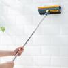 3 In 1 Floor V Shape Brush and Scraper Lightweight Portable Practical Brush for Cleaning Tiles Garage