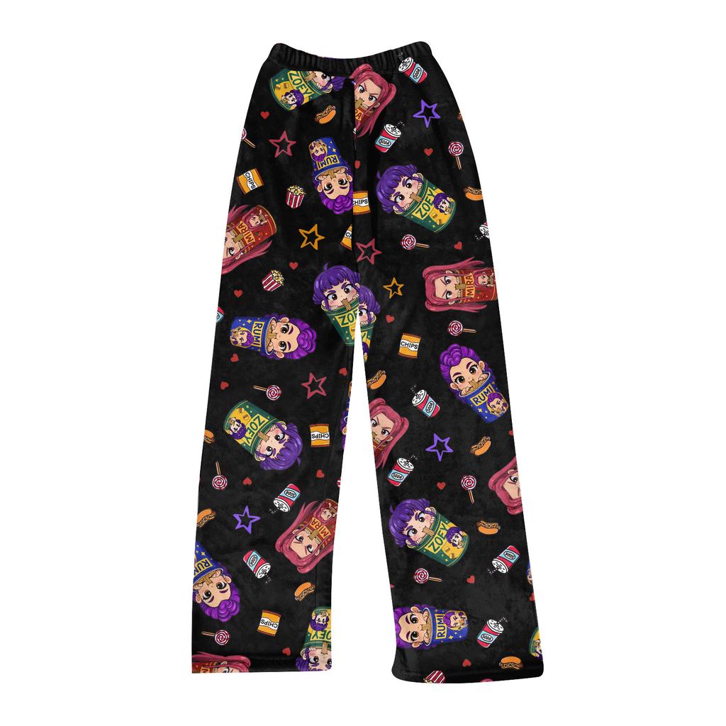 Children's Winter Pants Full Length Long Christmas Printed Pants