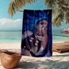 Ultra-Soft Beach Towel with Jinx Theme,Ideal for Pool - Camping, Diving - Perfect Travel Essential, Vibrant Beach Towel.