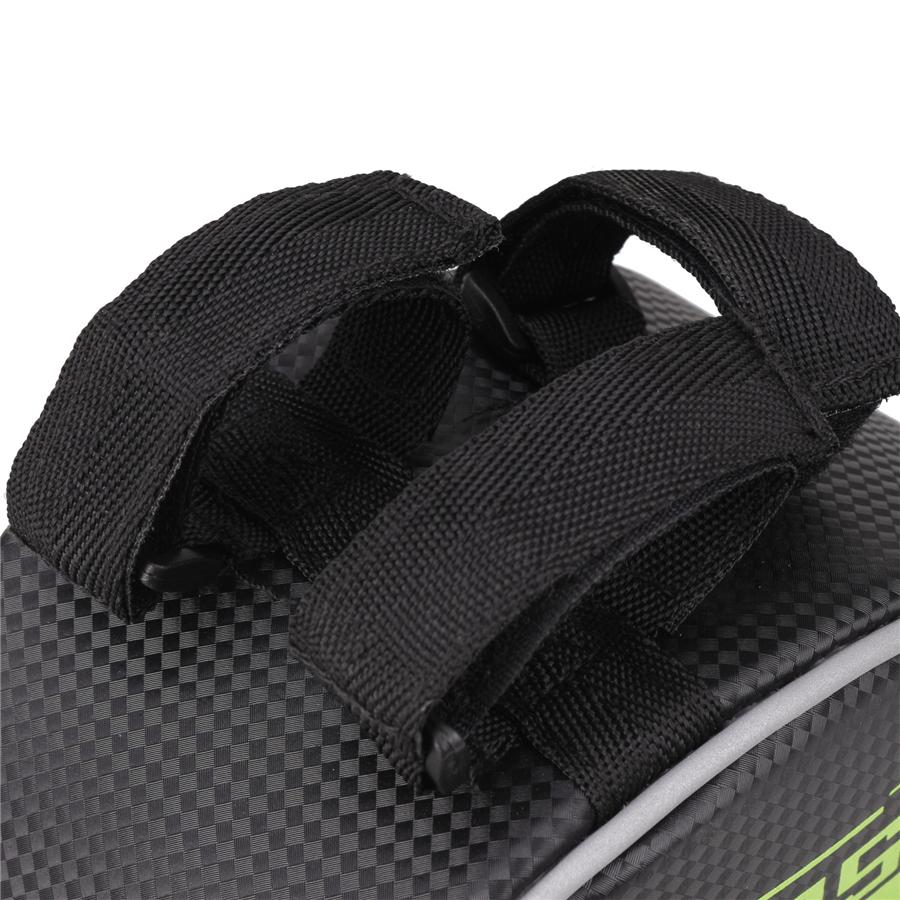 Motorcycle Atv Handlebar Mount Holder Storage Bag Green For Gps Phone