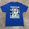 VTG Vampire Weekend Band Cadeau Voor Fans Katoenen Blauw T-shirt S-5XL AG76