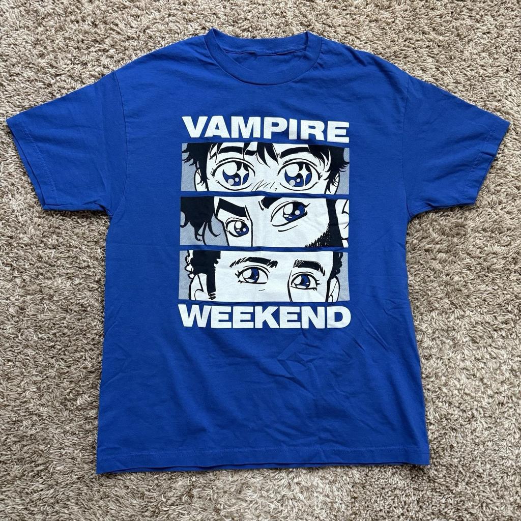 VTG Vampire Weekend Band Cadeau Voor Fans Katoenen Blauw T-shirt S-5XL AG76