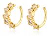 Fashionable Classic Copper Earrings K12 Gold