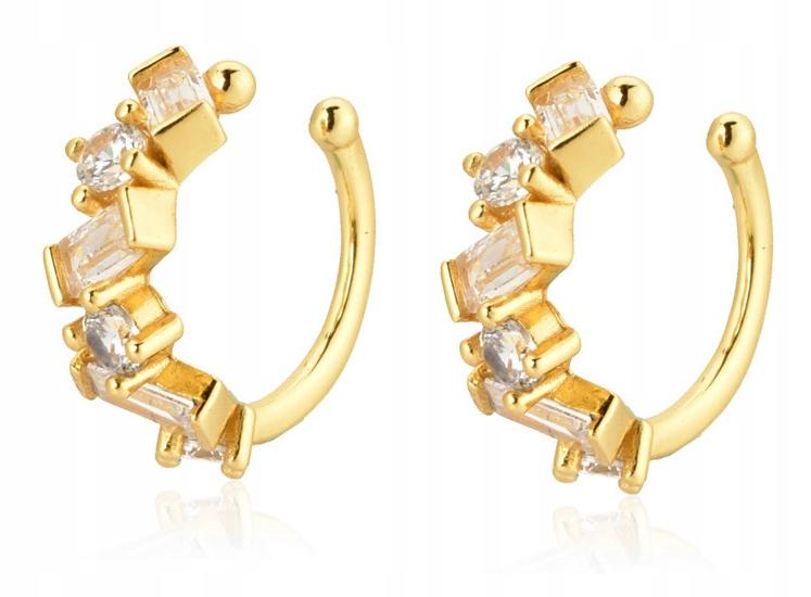 Fashionable Classic Copper Earrings K12 Gold