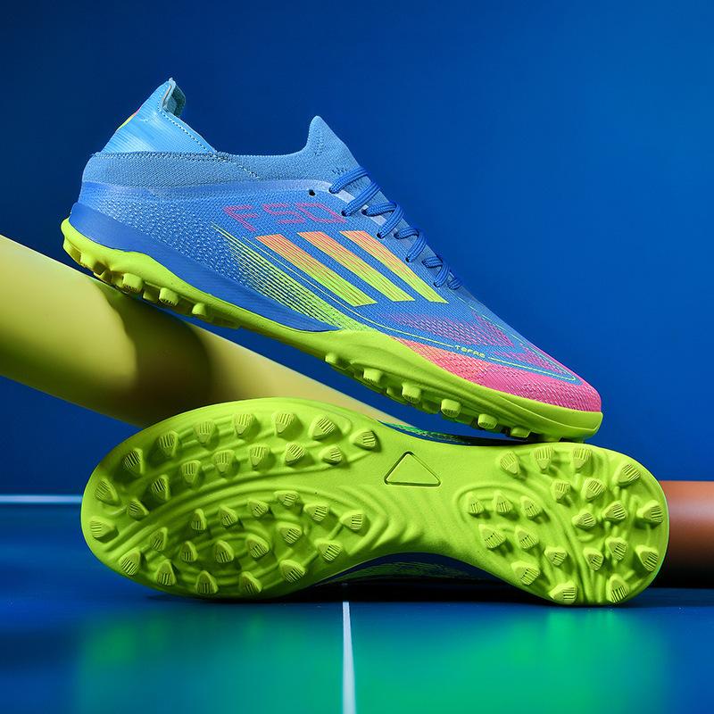 Putian Nahtlose Fly-Woven Fußballschuhe Herren Niedrig geschnitten Jugend Lange Nägel Und Gebrochene Nägel Trainings-Sportschuhe