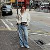 2025 Winter Hooded Waist-Cinching Long Cotton Coat for Women – Solid Color, Wide Hem, In Stock