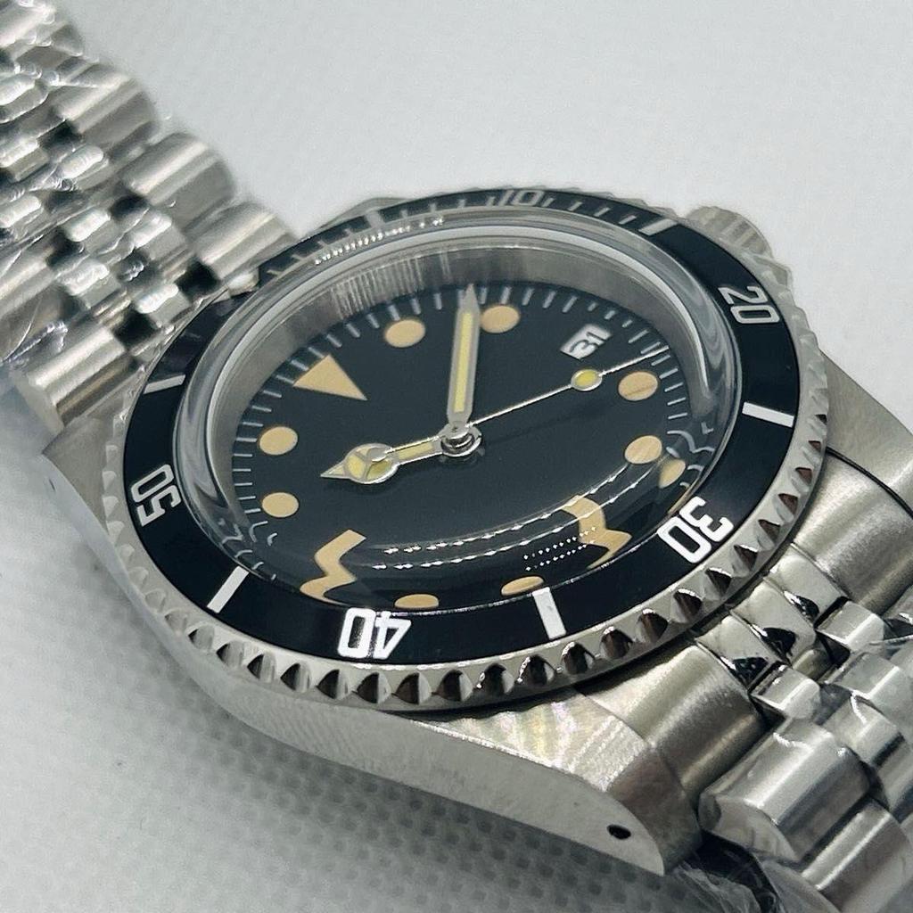 Used [New] Mechanical watch Vintage Submariner homage automatic winding 39mm