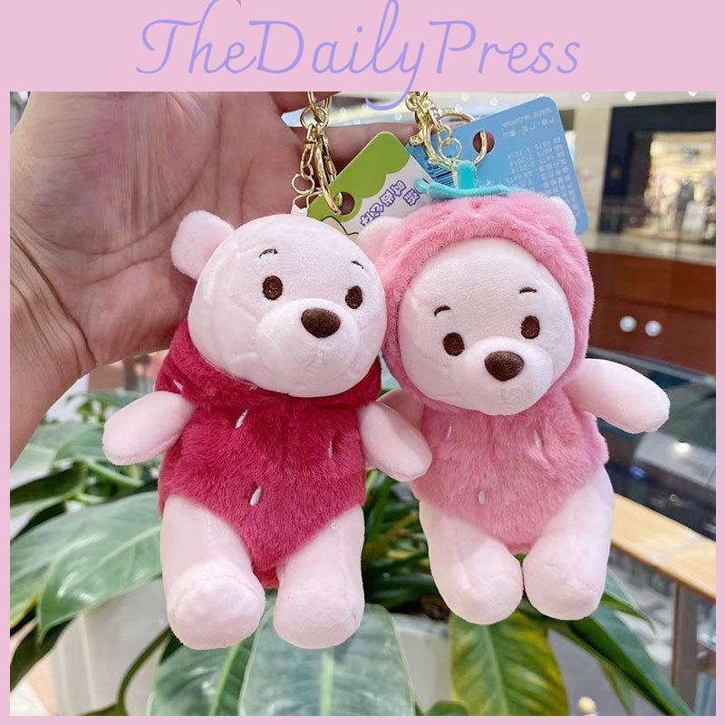 Short Cozy Plush Bear Astronaut Doll Keychain Vibrant Colors For Collecting Fun