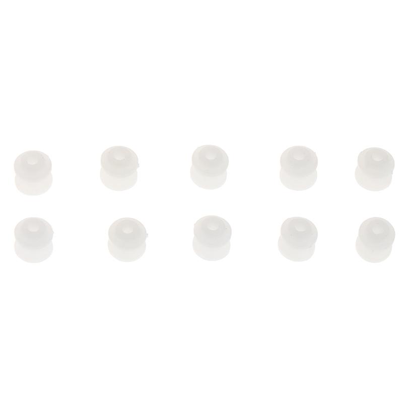 10Pcs Pulley Gear Micro Plastic Wheel White Pulley Wheel Fit Dc Motor Shaft 2Mm Toy Model