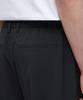 Musinsa Standard Lightweight Wide Drawstring Banded Crop Slacks [Dark Gray]
