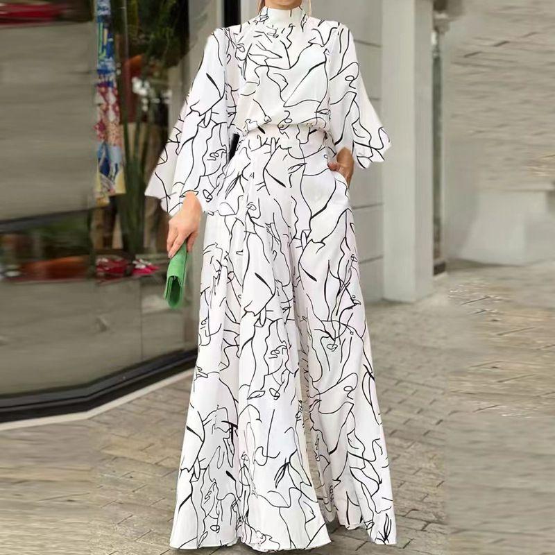

Women Elegant Casual Jumpsuit Fashion Female Elegant Elegance High Waist Casual Jumpsuit White 2XL