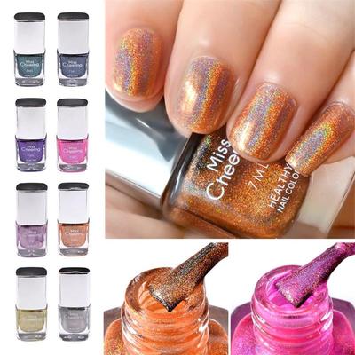 Rainbow Shinning Mirror Effect Metaliczny lakier Holograficzny chromowany lakier do paznokci