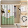 Yipan Bathing Duck Shower Curtain Set