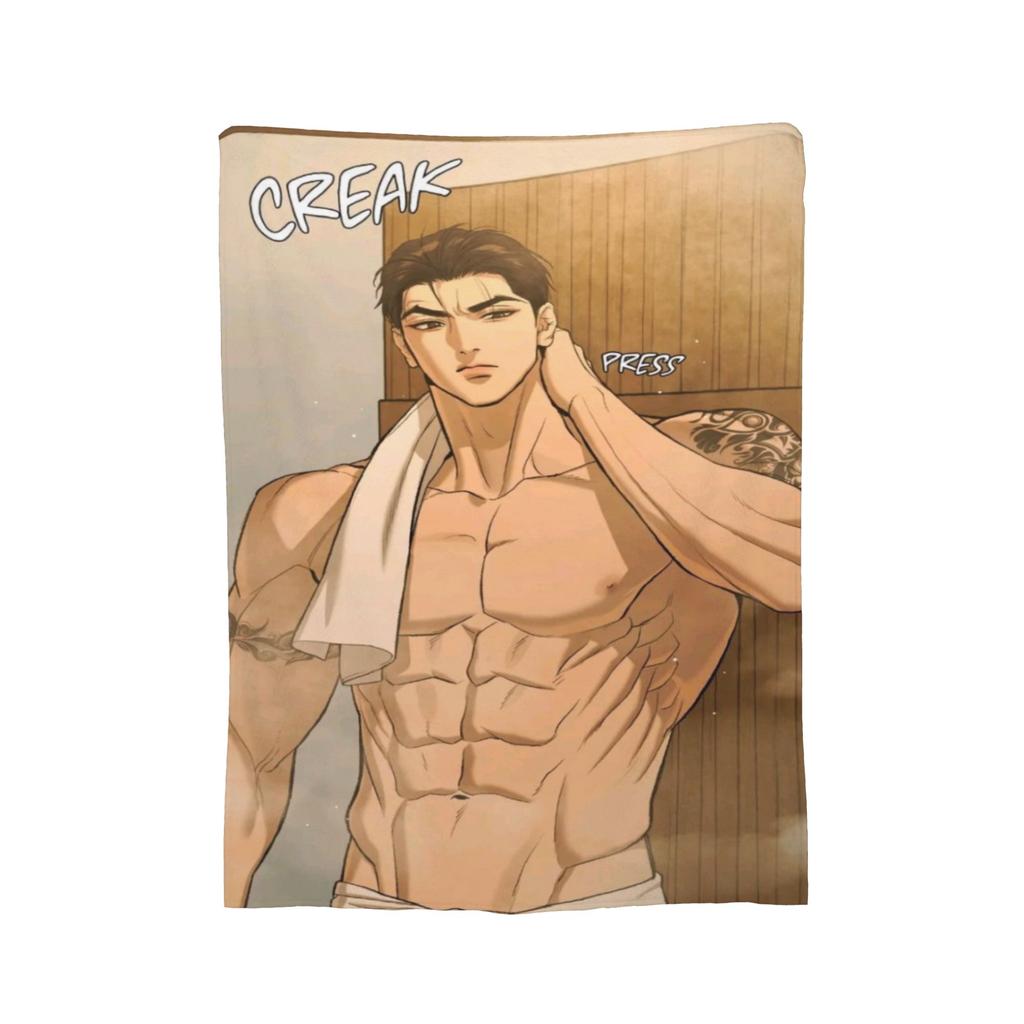 Cozy Joo Jaekyung Anime Blanket Merch Sofa Decorative Throws And Blankets Lightweight Flannel for Office