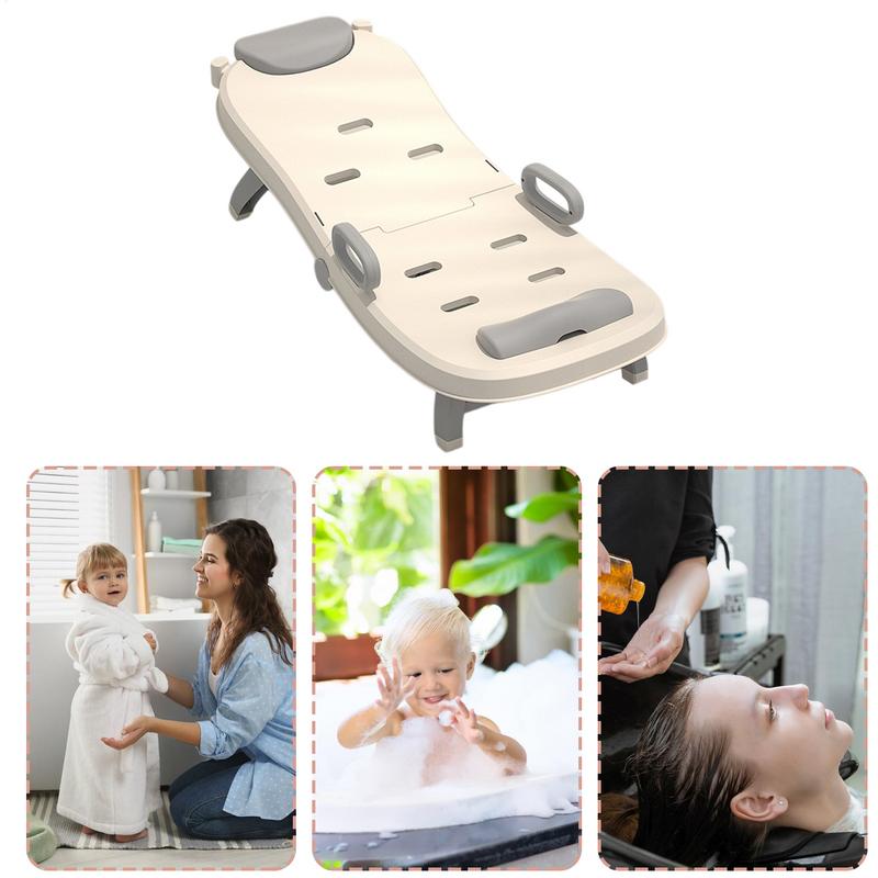 Children Shampoo Chair Adjustable Hair Washing Lying Seat For Kids Portable Baby Shampoo Recliner Foldable Toddler Head Hair