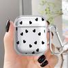 Case For Airpods 3 Pro 4 1 Pro2 Pro3 2 Clear Earphone Cases Cover Colorful Cartoon Love Heart