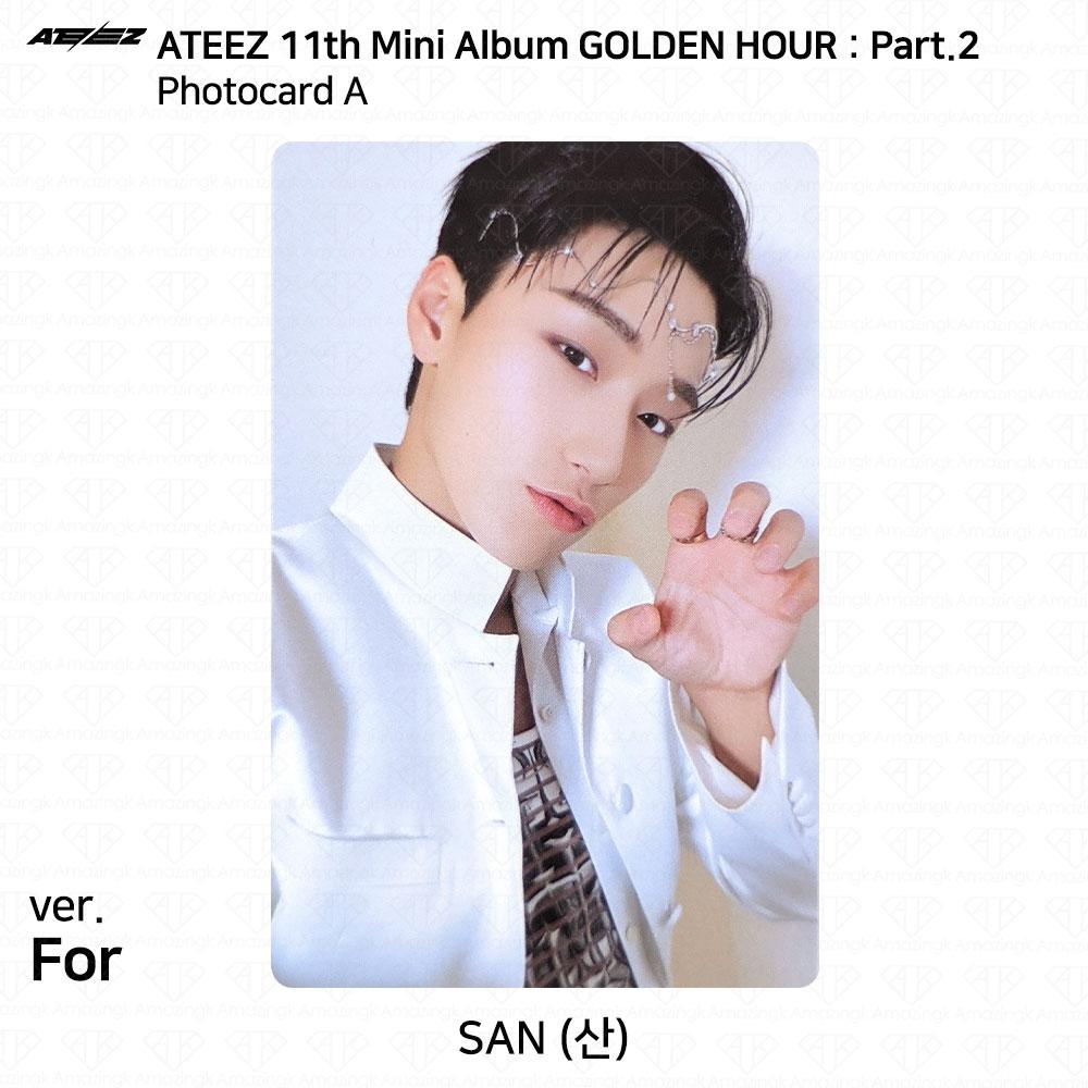 ATEEZ Cel de-al 11-lea Mini Album Ora de Aur Pt.2 Pentru Jurnal pentru Ver Photocard Carte poștală