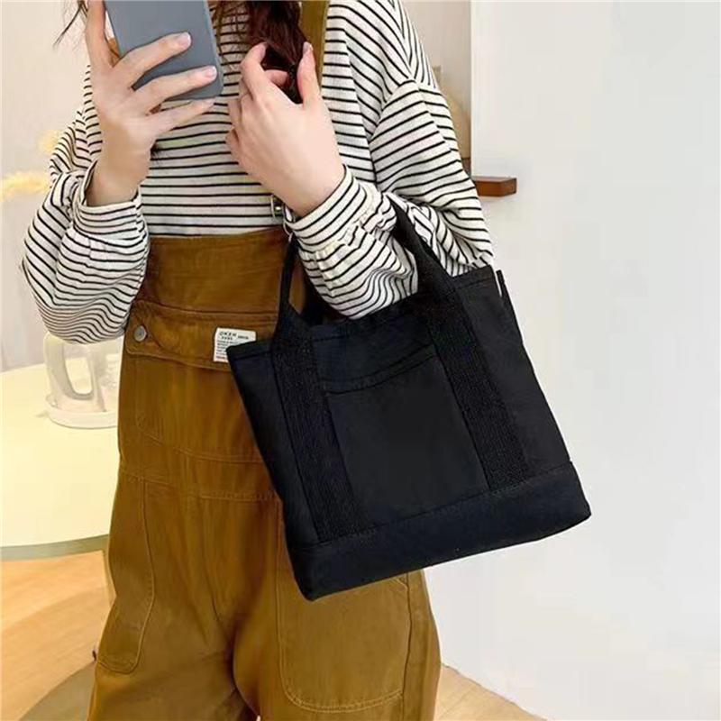 Noszenie lunchboxa, torby na lunch, torby bento dla pracowników biurowych, przenośna torba płócienna, torby płócienne dla uczniów szkół podstawowych