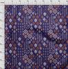 oneOone Cotton Flex Fabric Block & Geometric Ikat Print Fabric By The Yard 40 Inch