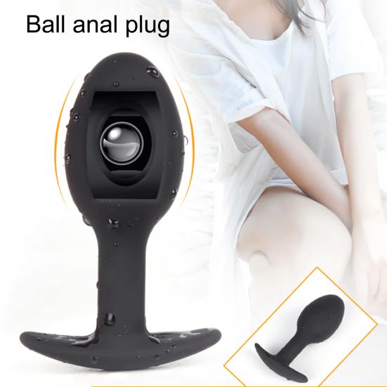 Unisex Soft Silicone G-pot Expansion Dilator Massager Anal Butt Plug Sex Tool