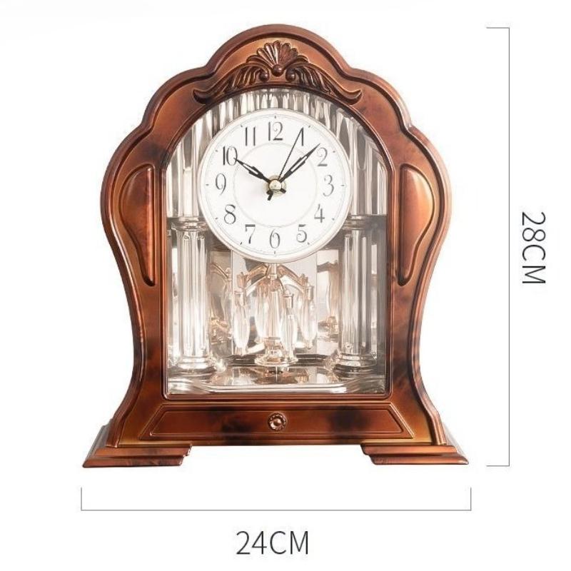 Silent Desk Clock Antique Retro Table Clock Creative Decorative Vintage Clocks Living Room Decoration and Table Accessories