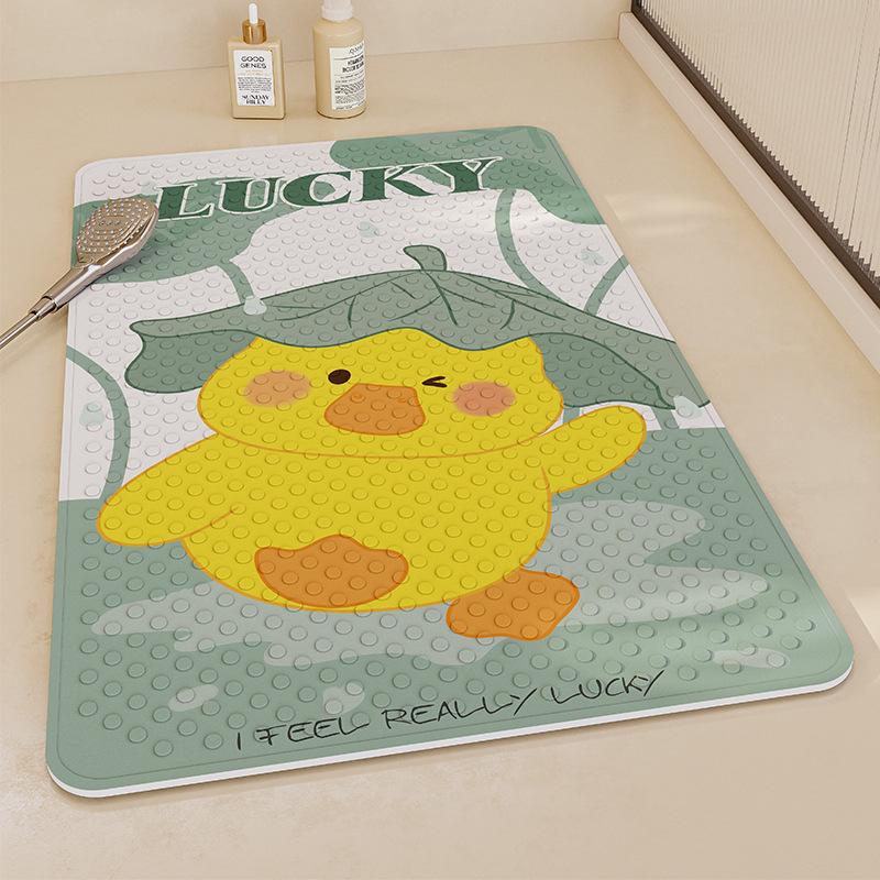 Fun Cartoon Bathing Anti-slip Suction Cup Floor Mat for Children Elderly Pregnant Women  Bathroom  Bathing Anti-slip Suction Cup