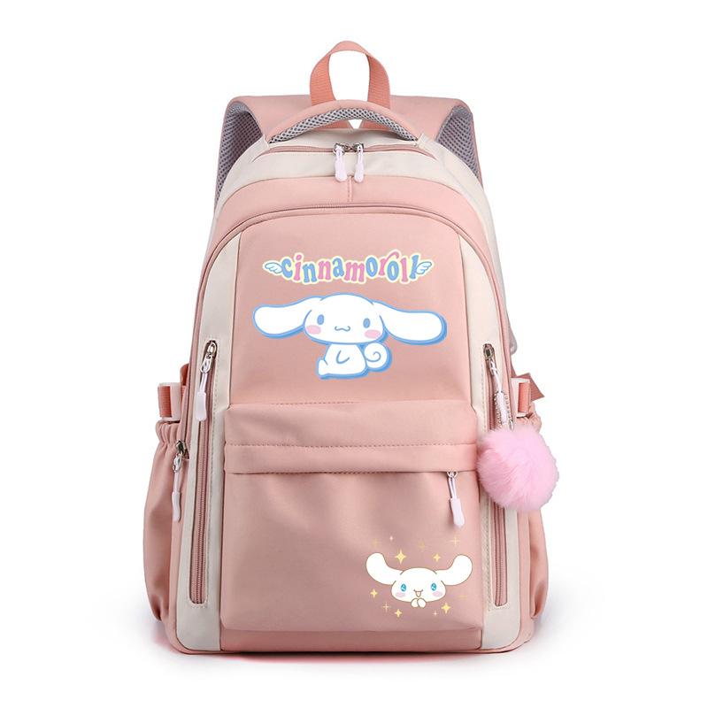Cartoon Puppy Printed College Style Backpack Student Casual Schoolbag Large Capacity Student Schoolbag