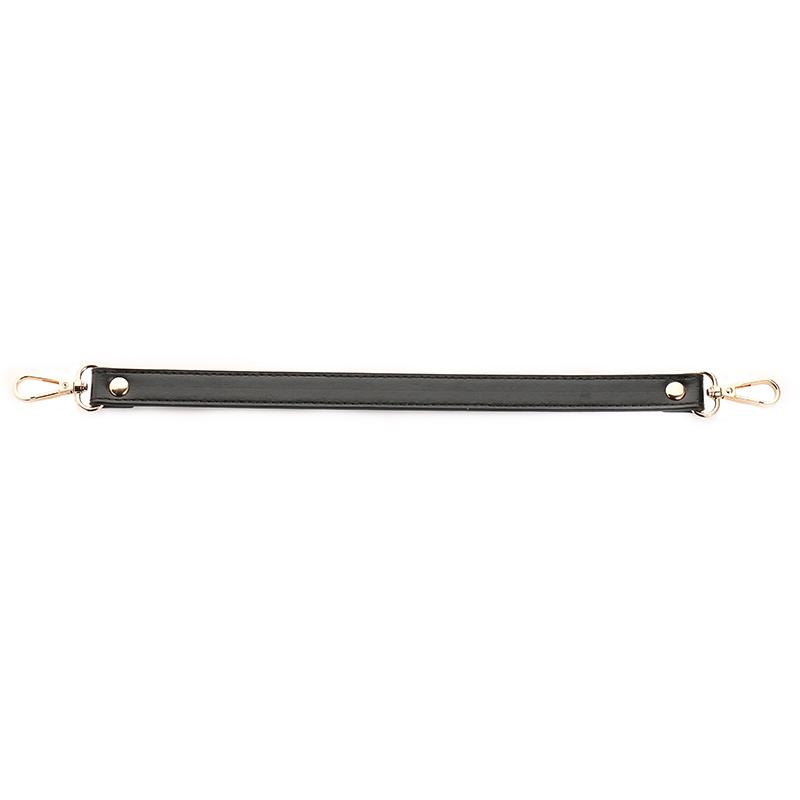 

DIY 120cm Replacement Shoulder Crossbody Bag Strap Black PU Leather Chain For Bags Gold Metal Handles For Handbag Bag Belt 2022