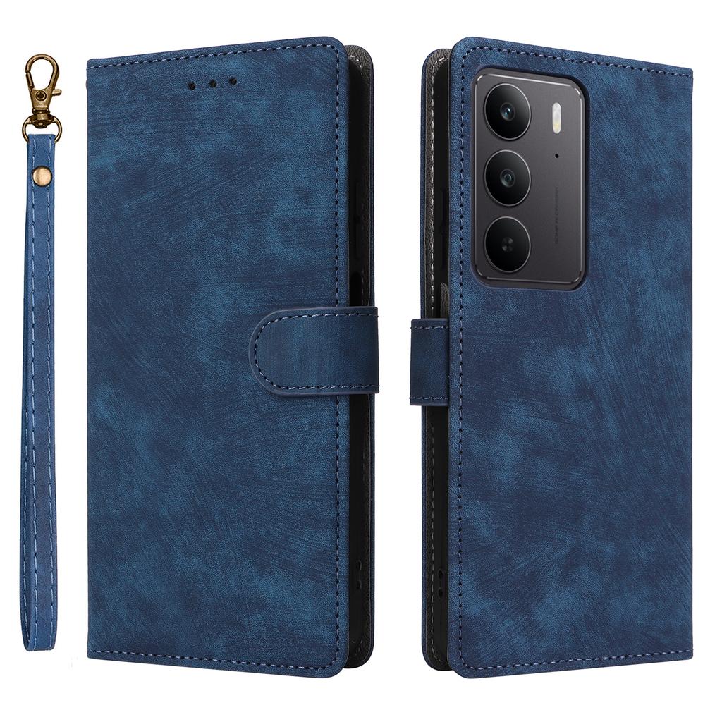 Wallet Phone Case for Realme 14x 5G/V60 Pro 5G/C75 4G RFID Blocking PU Leather Cover Stand View