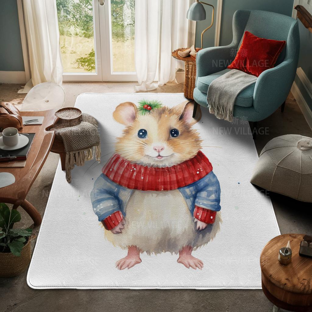 Koberec ke vchodu do domu Rohožka ke dveřím do domu Obývací pokoj Vana Koupelna Protiskluzové koberce s absorpcí vody vana Veselé Vánoce zima