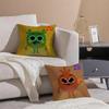 THE Bumble Nums Humble Cushion Cover Anti-dustmite Pillowcase Invisible Zipper Silky Short Plush Sofa Cushion Cover