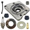 Oil Pump Drive Worm Gear Clutch Dust Cover Set For Husqvarna 268 272 66 61 JONSERED 625 630 670 Chainsaw 501512501