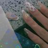 1PC Laser Nail Stickers Holographic Sliders Stars Hearts 3D Transfer Decals DIY Tips Nail Art Decorations Manicure Accessories