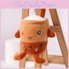 Adorable Plush Boba Tea Cup Ornament With Realistic Pearl Details Perfect Backpack Charm