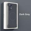 For  Frameless Magnetic Wireless Charging Phone Case For Xiaomi 12 Pro 12X Xiaomi12 Pro G Slim Hard Back Cover