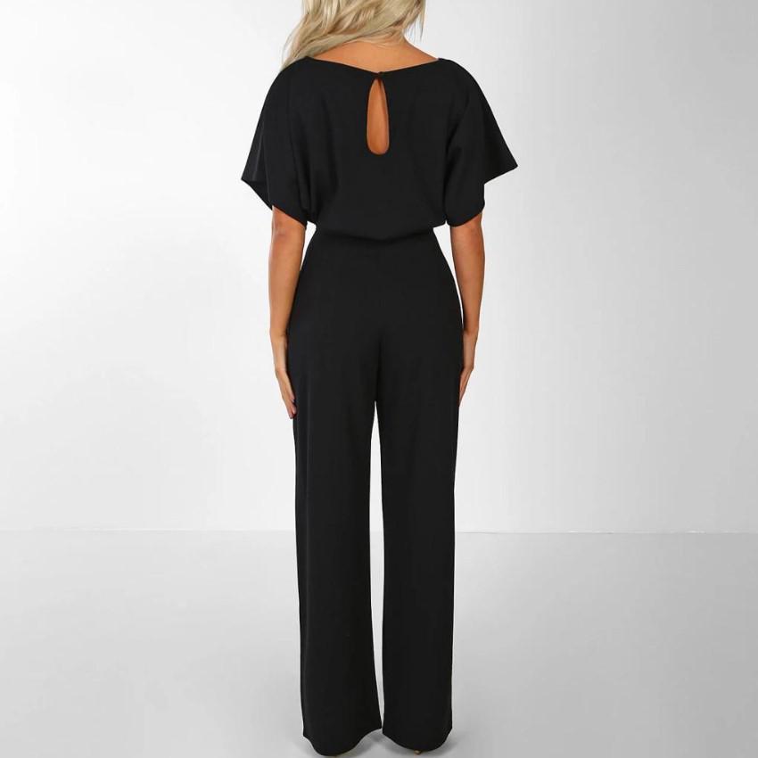 Damen Übergröße Schnürung Knopf Kurzarm Jumpsuit - 7 Farben, Frühling/Sommer Kollektion