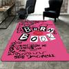 Burn Book Rug Floor Mat for Living Room or Bedroom Soft and Comfortable Carpet a Gift for Birthday and Holiday.NFF0928614