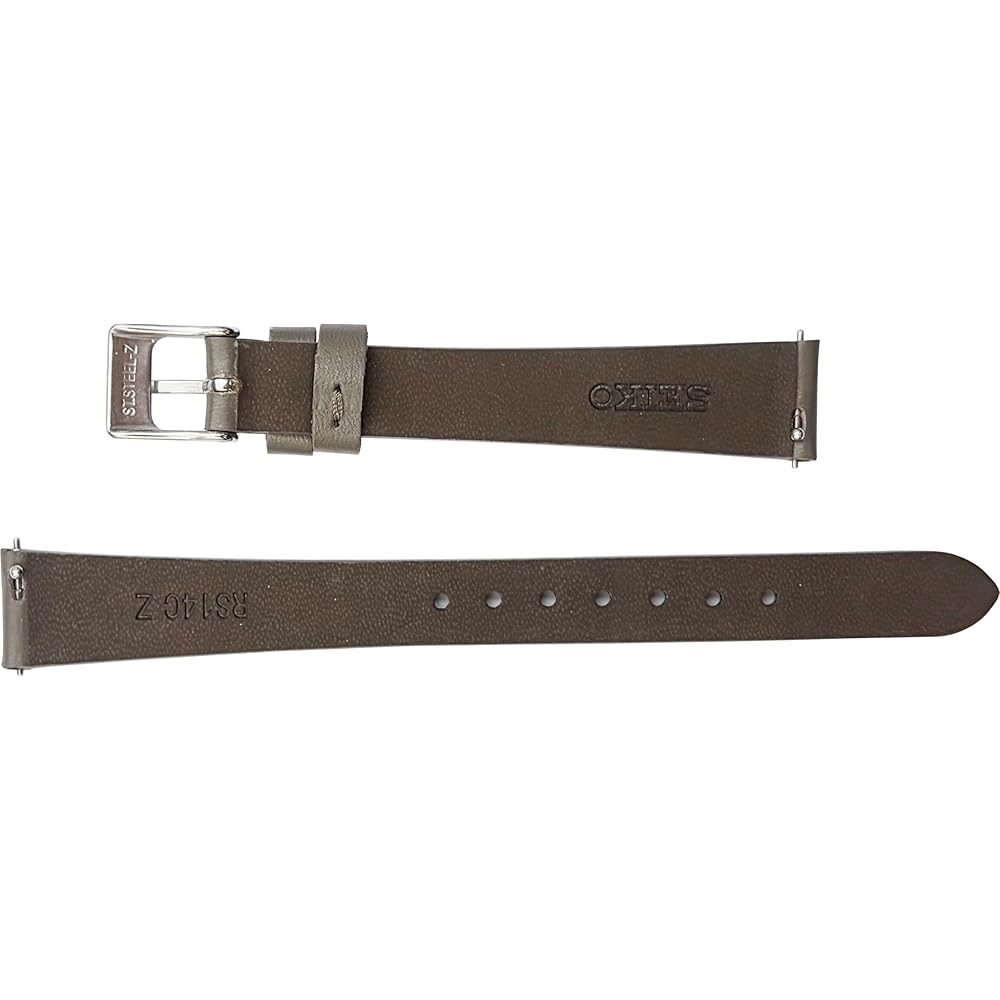 Seiko Watch Band 12mm 13mm 14mm Smooth Leather Smart Change Women's Black Beige Gray Orange Cream