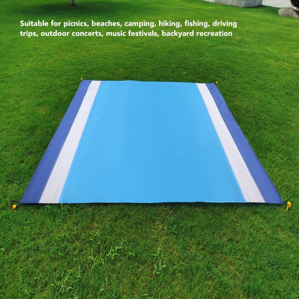 Ripstop Beach Blanket Polyester Camping Mat Quick Dry Picnic Mat  Picnic Outings