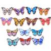 Colorful Enamel Butterfly Pendants - 15 Colors, 2 Styles for DIY Necklaces & Bracelets