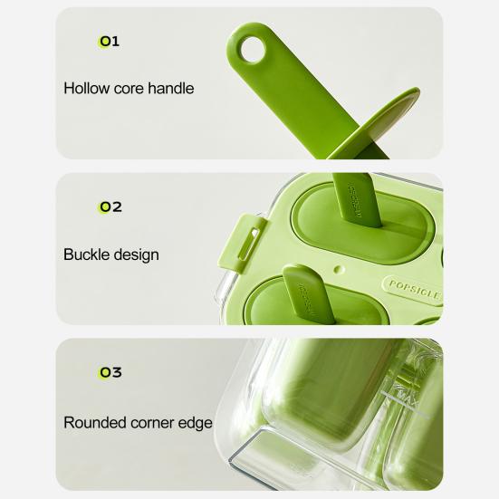 Mold Double Layer Ice Cream Maker for Homemade Treats Practical Kitchen Accessories