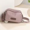 New Casual Shoulder Bag Women's Trend Solid Color Oxford Cloth Anti-splashing Simple Versatile Fashion Messenger Bag